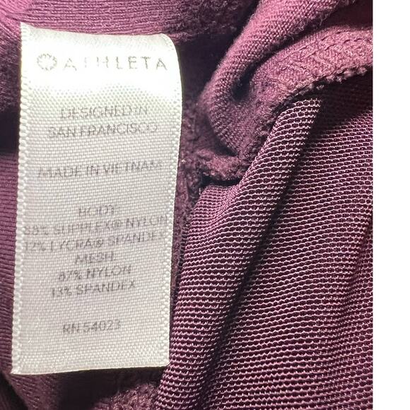 Athleta Mercer Purple Tights XS with Pockets - Picture 4 of 5
